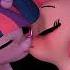 Twilight And Pinkie Kiss