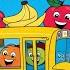 Kids Songs Fruit On The Bus Go Round And Round Fun Cartoon Nursery Rhymes For Kids KidsSongs