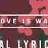 Love Is War Lyric Video Hillsong UNITED