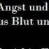 Eisbrechers Blut Und Tränen English Lyrics