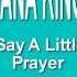 Diana King I Say A Little Prayer Lyrics HQ