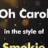 Smokie Oh Carol Karaoke Version From Zoom Karaoke