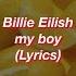 Billie Eilish My Boy Lyrics