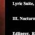 Edvard Grieg Lyric Suite Op 54 III Nocturne