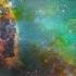 VR 360 Video Deep Space Universe Passes Through The Beautiful Nebula Universe Filled With Stars