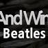 Beatles The Long And Winding Road Karaoke Version