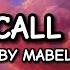 Mabel Don T Call Me Up Lyrics