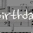 Happy Birthday To You Birthday Songs In 6 Jazz Style Arranged For Solo Piano Sheet Music