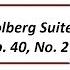 Grieg Sarabande Holberg Suite Op 40 No 2 For Clarinet