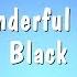 Wonderful Life Black Karaoke Version