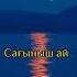 сағым жылдар сағыныш ай сенімен бірге толқиды жаным менің