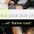 Keine Lust Rammstein Drum Cover W Sheet Music Rammstein Drums