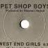 Pet Shop Boys West End Girls Extended Version 1985