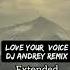 Jony Love Your Voice Dj Andrey Remix Extended