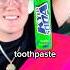 Trying Mountain Dew TOOTHPASTE