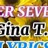 SAIL OVER SEVEN SEAS GINA T LYRICS