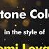 Demi Lovato Stone Cold Karaoke Version From Zoom Karaoke