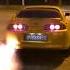 Toyota Supra Crazy Loud Sound With Flame