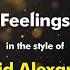 David Alexander Feelings Karaoke Version From Zoom Karaoke