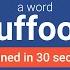 BUFFOON Meaning And Pronunciation