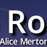 Alice Merton No Roots Lyrics Tiktok Song Thousand Times Noroots Tiktoksong Instagramsong