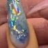 Beginner Gel Nails Winter Ice Glitter Gel Nail Art Tutorial