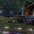 Hobbit Village Ambience Night Time In The Shire Calming Nature Sounds Occasional Rain Wind Chimes