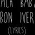 Bon Iver Beach Baby Lyrics