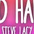 Steve Lacy Bad Habit