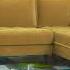 Loft Home Velvet Sofa L Shape Gold SCOTT