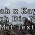 Belah X Kayay Durch Die Nacht Mit Text