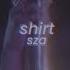 Sza Shirt Slowed Reverb With Lyrics