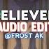 Believer Imagine Dragons Edit Audio