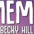 Becky Hill Remember Lyrics Acoustic