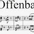 Can Can J Offenbach Piano Sheet Music By Tatiana Hyusein