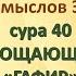 Коран на русскомПеревод смыслов Э Кулиева сура 40 ПРОЩАЮЩИЙ ГАФИР