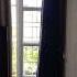 BELLA MAGGIE SHOP Blackout Curtain Color Navy Blue With Color Cream Beside It