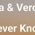 Alban Chela Veronica Bravo Never Know Lyrics