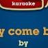 Player Baby Come Back Karaoke