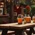 German Beer Garden Ambience 3 Hrs Of Oktoberfest Biergarten Autumn Fire Traditional Music