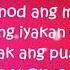 Hindi Na Ako Papayag Yayoi And Jhaber LYRICS