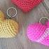 How To Crochet A Heart Key Ring With Pattern آموزش بافت جا کلیدی قلب Kalb Anahtarlık Yapımı