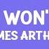 James Arthur Say You Won T Let Go Lyrics