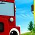 10 Little Buses Cross A Bridge Wheels On The BUS Songs Nursery Rhymes For Kids