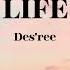 Des Ree Life Lyrics