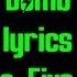 Atom Bomb Baby Lyrics