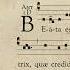 Beata Es Virgo Maria Gregorian Chant