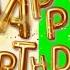 Happy Birthday Cinematic Balloon Text Animation Green Screen Effect