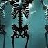 Bone Chilling Skeleton Dance Right From The Start Halloween Window Projection Loop