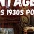 Relaxing Vintage Music 10 Hours 1920s 1930s Music Ambience ASMR Hotel Ambience